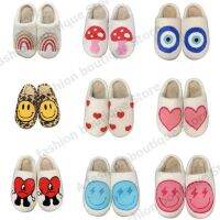 AD Hot Selling Smile Slippers Plush Women And Men Slipper Winter Warm Fashion Cozy Shoes