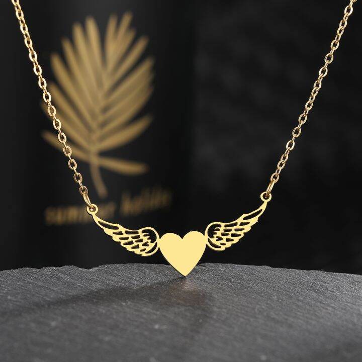 stainless-steel-necklaces-love-heart-angel-wings-sweet-fashion-pendants-chain-choker-necklace-for-women-jewelry-party-girl-gifts