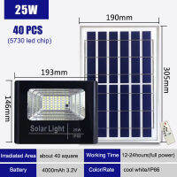 LED Solar Lights Outdoor Flood Lamp Sun Powered 25W 40W 60W 100W 200W BSOD Spotlight White Lighting for Garden Street Garage