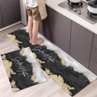 Modern Washable Kitchen Rugs Home Floor Carpet Quick-Drying Bathroom Doormat Entrance Mat Living Room Bedroom Carpet Non-slip