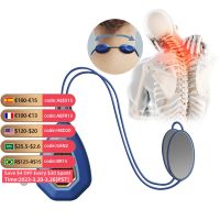 ZZOOI Smart Neck Massager Heating EMS Pulse Neck Massage Apparatus Heat Electric Mini Back Body Massager Cervical Vertebra Pain Relief