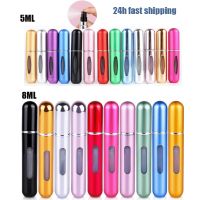 ♤✘ 5/8ml Portable Mini Refillable Perfume Bottle with Spray Jar for Travel Scent Pump Empty Cosmetic Containers Atomizer Care Tool