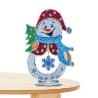 Art Kits Christmas Snowman Christmas 5D Rhinestone Snowman Art Kits Colorful Craft Kits for Hands-On Skills Cute Painting Kits for Party Favors like-minded