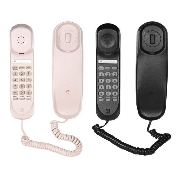 Wall Mount Desk Corded Home Office Fixed Telephone Landline Handset Phone Lazada Singapore