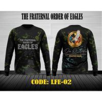 [In stock] 2023 design Fraternal Order of Eagles Full Sublimation Frat Shirt 3D Jersey Long Sleeve Round Neck -LEF-02，Contact the seller for personalized customization of the name