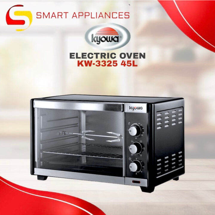 Kyowa Electric Oven 45 Liters black body with Rotisserie KW3325 Lazada PH