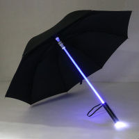 RED LED Umbrella For Women Parasol Beach Long Handle Photography Umbrella With Backlight Paraguas Mujer Rain Gear LL50um