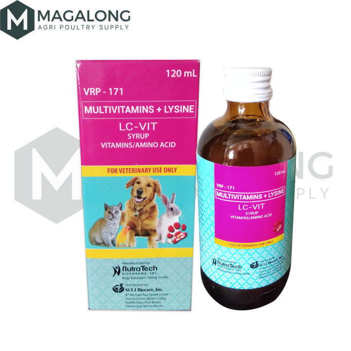 LCVit Multivitamins + Lysine 120ml Lazada PH