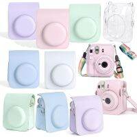 การจัดเก็บกระเป๋าเคสฝาครอบกระเป๋ากล้องสำหรับ Fujifilm Instax Mini 12อุปกรณ์เสริมสำหรับกล้องทันทีพร้อมสายคล้องไหล่ปรับ