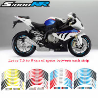 ขอบด้านหน้าและด้านหลังรถจักรยานยนต์สำหรับ BMW S1000RR S 1000 RR S-1000RR รูปลอกรูปล้อขอบสติกเกอร์แต่งล้อมอเตอร์ไซค์ด้านนอกสะท้อนแสง