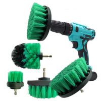 【CC】♗  Attachment Cleaning Brushes with Extension Set Scrubber for Car Tire Glass Windows