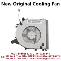 New For Laptop Thinkpad E14 Gen 2 Gen 4 E15 Gen 2 Intel CPU Cooling Fan C-271C-1 FRU：5F10Z58242 5F10Z58243