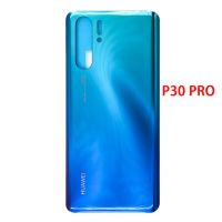 【⊕Good quality⊕】 sangdang1788 ตัวเรือนด้านหลัง P30ใหม่สำหรับ Huawei P30 Lite Nova 4e ฝาหลังประตูหลัง P30หน้าจอโทรศัพท์ Pro สติกเกอร์กาวแทนที่