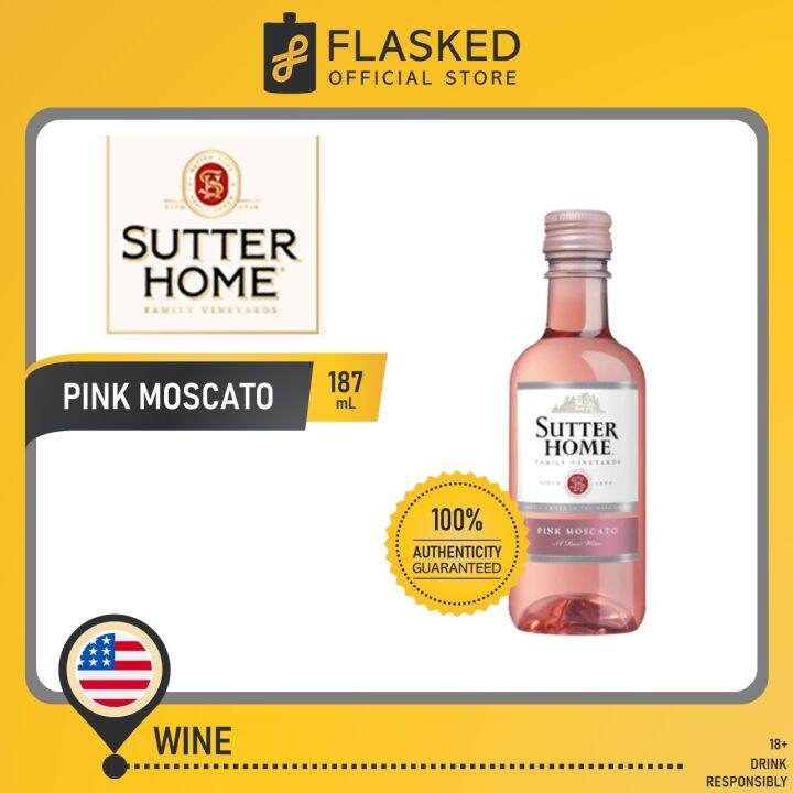 Sutter Home Pink Moscato Wine 187mL | Lazada PH