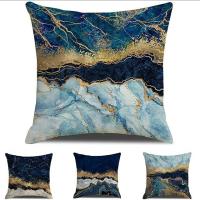 【CW】☽℗  45cm Marble Lake Cover Sofa Pillowcase Bedroom Cushion Decorations