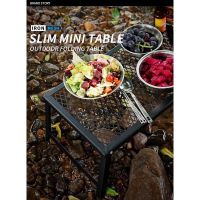 Slim Mini Table CLS โต๊ะพับเอนกประสงค์ โต๊ะพับตะแกรงเหล็ก