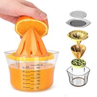 （HOT NEW）คู่มือ Citrus JuicerTools PlasticLemon Squeezer เครื่องคั้นน้ำผลไม้ผลไม้มัลติฟังก์ชั่อุปกรณ์ครัว