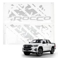 สติ๊กเกอร์ ติดฝากระบะท้าย สีบอร์น  ROCCO  สำหรับ โตโยต้า ไฮลักซ์ รีโว่ ร็อคโค่ รุ่น 4 ประตู ปี 2015-2019