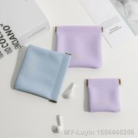 PU Leather Small Bag Ins Cosmetic Bag Small Portable Earphone Protective Cover Mini Coin Bag Sundry lipstick Change Storage Bag