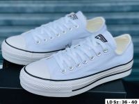 【HOT!!】รองเท้าผ้าใบ Convers - สีขาว รองเท้าชาย-หญิง รองเท้าลำลอง สินค้าพร้อมส่ง