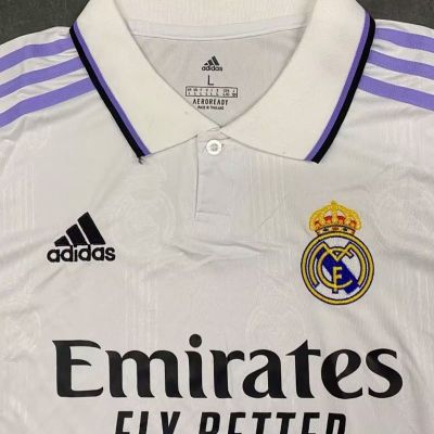 ✵ↂ  Real Madrid home shirt with short sleeves 22-23 season Thai version of the real Madrid football clothing adult European code