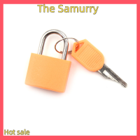 Samurry ✨Hot Sale✨ Car MINI strong STEEL padlock กระเป๋าเดินทางกระเป๋าเดินทางลิ้นชักหอพักล็อคด้วย2กุญแจ