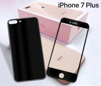 ฟิล์มกันรอย แบบนิ่ม เต็มจอหน้าและหลัง ไอโฟน7พลัส สีดำ Soft Pet Full Cover Front &amp; Back Protector Film for iPhone 7Plus (5.5) Black