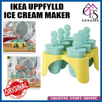 UPPFYLLD Ice pop maker, pop-up turquoise/pink, 6 - IKEA