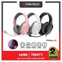 FANTECH รุ่น MH88 TRINITY Gaming Headset มี 3สี ดำ ชมพู ขาว ระบบ 2.1 หูฟังเกมมิ่ง แฟนเทค หูฟัง gaming มีไมโครโฟน  สำหรับเกมแนว FPS , RTS, MMORPG ,MOBA