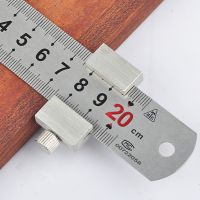 Precise Marking Locator Ruler Limiter with Lock 20-39mm Metal Measuring Tape Clip Holder Tape Measure Locator for Woodworking