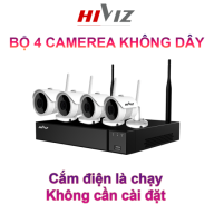Trọn Bộ Camera KIT Hiviz không dây Fullhd 1080P HI-KIT904W thumbnail