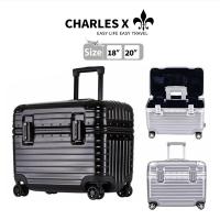 Aluminum boarding case luggage aircraft captain luggage special travel trolley case for photography