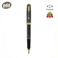 PARKER ปากกา ป๊าคเกอร์ โรลเลอร์บอล  ซอนเนต 10 เทาดำ จีที - PARKER Sonnet 10 Grey Black Lacque Gold Trim Rollerball Pen