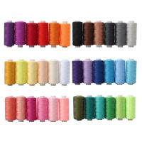 6Pcs Sewing Thread Multicolor Polyester Thread Roll Kit Accessory for Sewing Machine Hand Embroidery Crafts Supplies