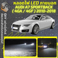 AUDI A7 Sportback ไฟ LED ภายนอก ไฟต่ำ ไฟสูง หลอดไฟหน้ารถยนต์​ ไฟหรี่ ไฟถอยหลัง ไฟเลี้ยว ไฟเบรค 100% CANBUS 4GA 4GF - MixITMax