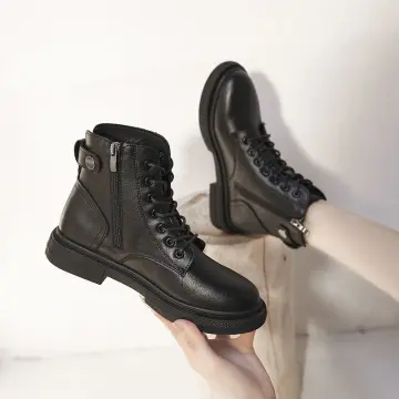 2021 NEW Autumn And Winter Martin Boots Women'S Lace-Up High