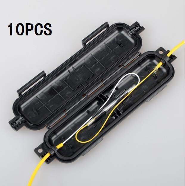 ftth-drop-cable-protection-box-optical-fiber-box-heat-shrink-tube-to-protect-splice-tray-waterproof-ftth-kit-fibra-optique-box