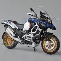 R1250 BMW จักรยานขับขี่บนถนนแบบจำลองขนาดเล็กของเล่นแบบจำลองรถมอเตอร์ไซค์1:12รถยนต์ไดคาสพร้อมไฟและเสียงสามารถสะสมได้