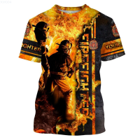 Firefighter, Personalized (สต็อกเพียงพอ) Fireman - T-Shirt 3D MENS SZ S-5XL, Top Giftคุณภาพสูง size:S-5XL