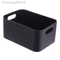 Plastic Storage Basket with Handle Cosmetic Storage Box Desktop Makeup Sundries Organizer Home Bathroom Office Storage Container