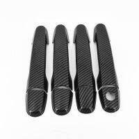 Accessory glossy Carbon fiber car Side Door Handle bowl cover trim For toyota hilux vigo 2005-2015 2012 2010 2008 2009 2014 2013