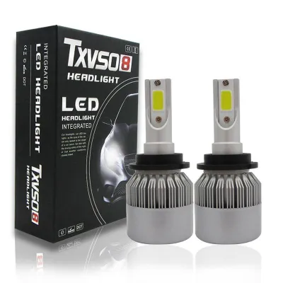2 x D2S D4S T2 Bulbs LED Headlight Kit Diamond White Light CarAuto Driving Beam 6000K