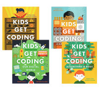 English original kids get coding4 programming enlightenment book for children mathematical logic design and programming thinking childrens programming course for small makers