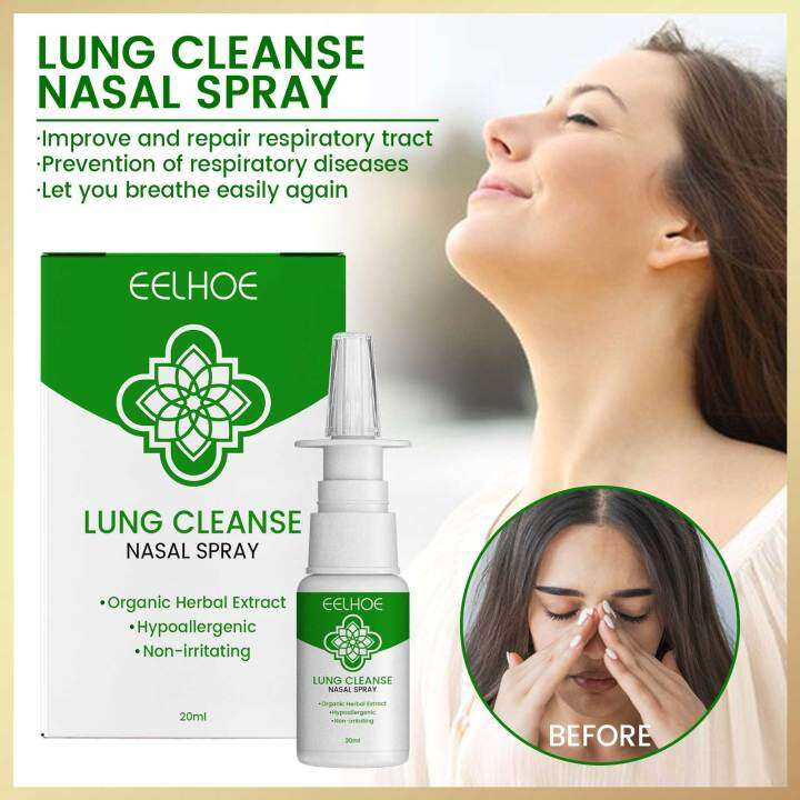 Eelhoe Nasal Spray Treatment Itchy Allergic Congestion Nose Lung