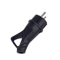 【YF】 EU 16A 250V Rubber Plug Electrial Grounded European Connector With CE IP54 For Power Cable Cord Russia Korea Wholesale