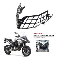 เมตตาสำหรับ Benelli TRK502 TRK502X TRK 502 TRK502 X 2018-2021 2019 2020ไฟหน้ารถจักรยานยนต์หลอดไฟหน้าอุปกรณ์ปกป้องป้องกันฝาครอบกระจังหน้า