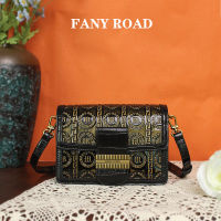 Top✔ top top? Fanyroad Womens Bag New Tofu Small Square Bag High Sense Retro Alphabet Bag Fashion Shoulder Messenger Bag For Women ZZ