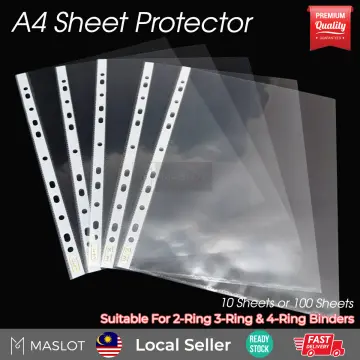 50 pcs/pack) Inkjet Clear Transparent A4 Sticker Paper (Ready stock)