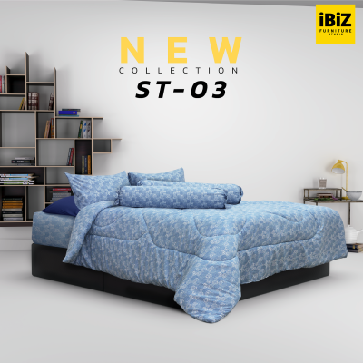 IBIZ ชุดผ้าปูที่นอนพร้อมผ้านวม (Colorful Collection) รุ่น ST-03