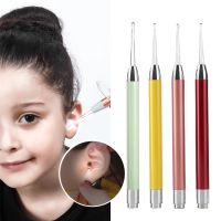 1PCS Luminous Ear Wax Cleaner LED Light Earpick Earwax Remover Ear Curette Spoon Care Tool For Children Baby Kids